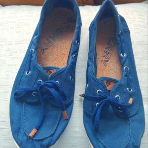 Sperry Drift Hale Boat Shoes, 10, Navy Blue